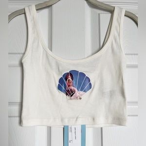 Urban Outfitters x Barbie Mattel exclusive Barbie mermaid cropped tank top XS